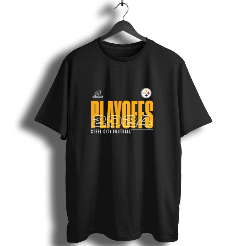 Pittsburgh Steelers 2024 Playoffs Steel City Football T Shirt 1 T Shirt 1