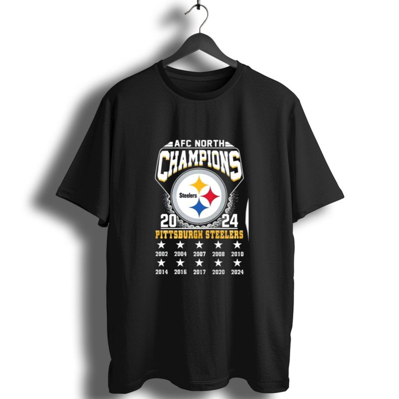Pittsburgh Steelers Afc North Champions 2024 2002 2024 T Shirt 1 T Shirt 1