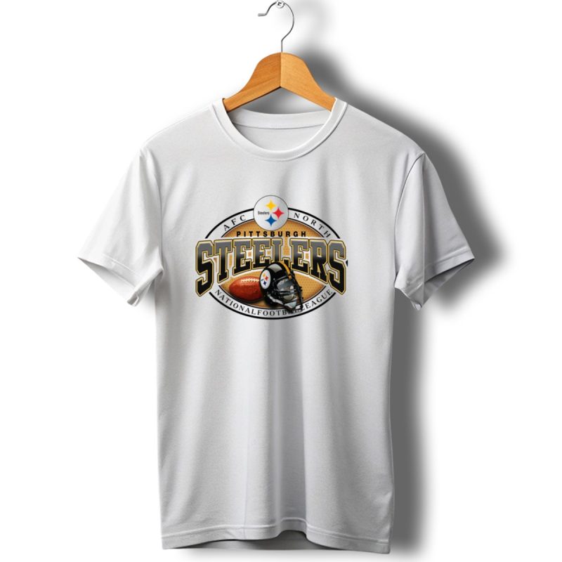Pittsburgh Steelers Afc North National Football League Logo And Helmet T Shirt 1 T Shirt 1