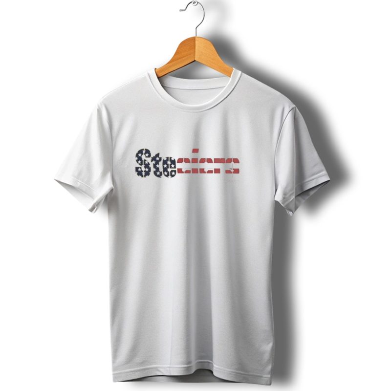 Pittsburgh Steelers American Flag Script Franklin T Shirt 1 T Shirt 1