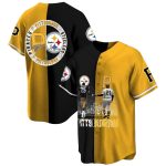 Pittsburgh Steelers And Pittsburgh Pirates No 75 And No 21 Baseball Jersey