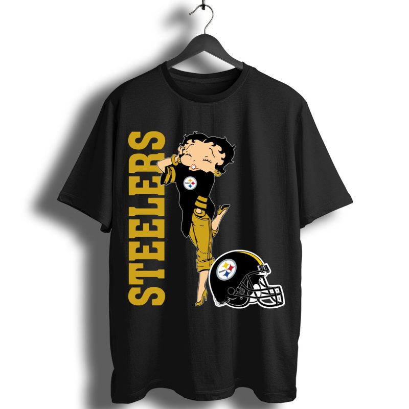 Pittsburgh Steelers Betty Boops Shirt T Shirt 1