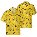Pittsburgh Steelers Characters Tropical Yellow Hawaiian Shirt