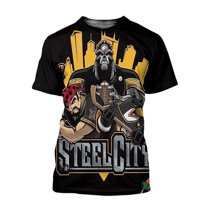 Pittsburgh Steelers City Aop T Shirt 1