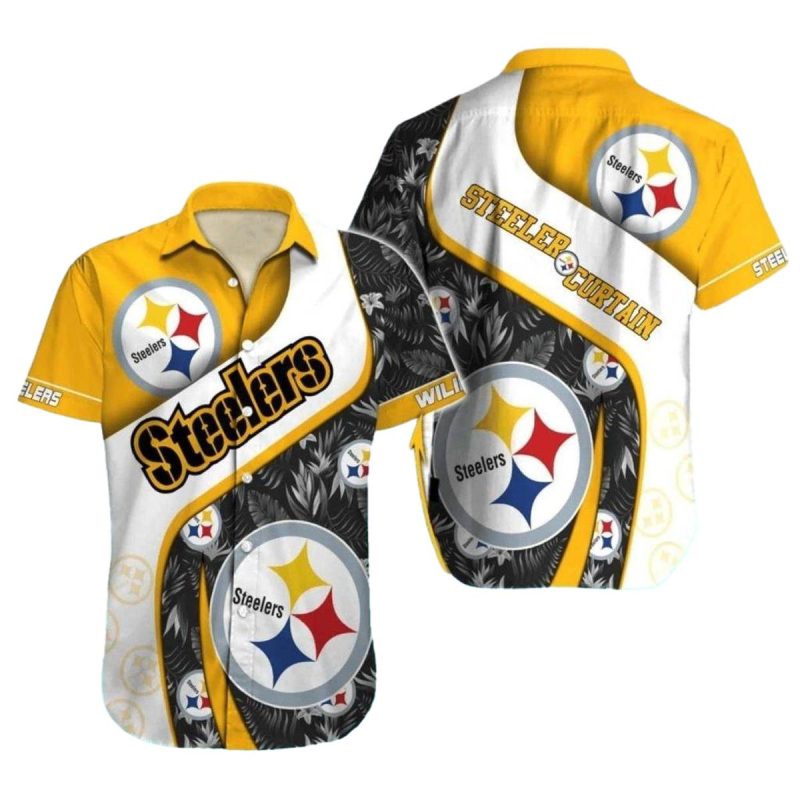 Pittsburgh Steelers Curtain Hawaiian Shirt 1