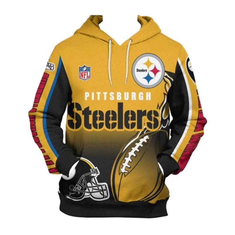 Pittsburgh Steelers Cute Flame Balls Graphic Gift For Men Aop Hoodie 1