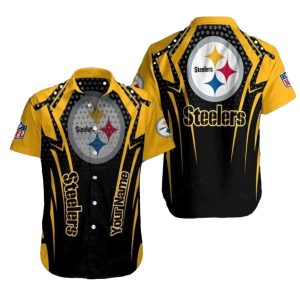 Pittsburgh Steelers Dynamic Play Abstract Art Hawaiian Shirt