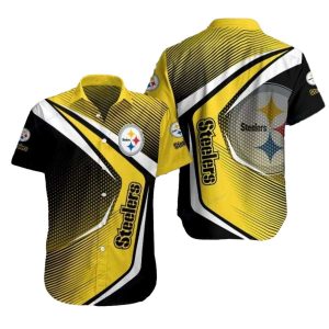 Pittsburgh Steelers Dynamic Play Gold Rush Hawaiian Shirt