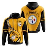 Pittsburgh Steelers Flame Balls Graphic Gift For Fans AOP Hoodie