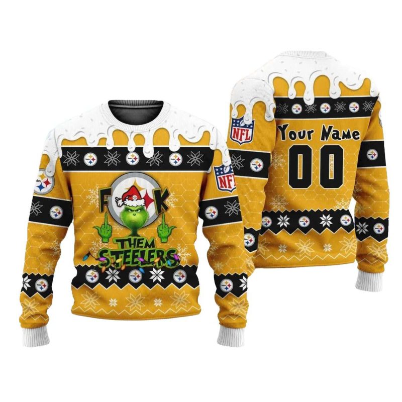 Pittsburgh Steelers Fuck Them Steelers Ugly Sweater 1