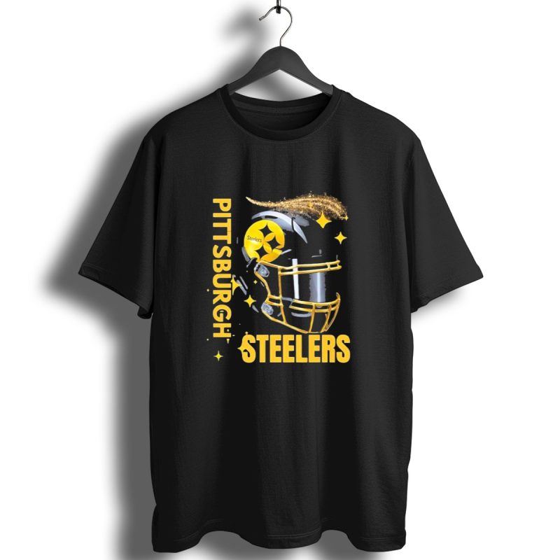 Pittsburgh Steelers Glitter Helmet Football Team T Shirt 1 T Shirt 1
