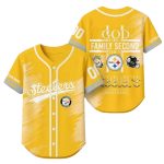 Pittsburgh Steelers God First Family Second Then Steelers Baseball Jersey