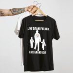 Pittsburgh Steelers Grandfather Like Grandson Two Son T Shirt 1