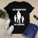 Pittsburgh Steelers Grandfather Like Grandson Two Son T Shirt 3