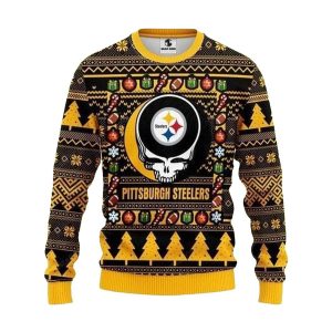 Pittsburgh Steelers Greaful Dead Ugly Sweater