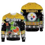 Pittsburgh Steelers Grinch Toilet Ugly Sweater
