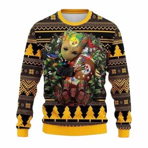 Pittsburgh Steelers Groot Hug Ball Ugly Sweater