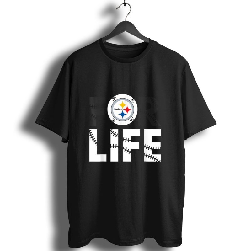 Pittsburgh Steelers Halloween Football Stitching For Life Fan T Shirt 1 T Shirt 1