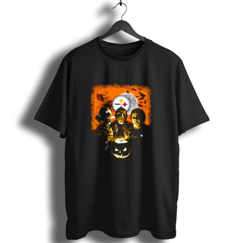 Pittsburgh Steelers Halloween With Freddy Krueger Jason Voorhees Michael Myers T Shirt 1 T Shirt 1