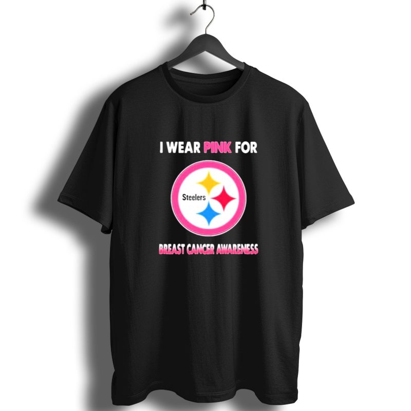 Pittsburgh Steelers I Wear Pink For Breast Cancer Awareness T Shirt 1 T Shirt 1