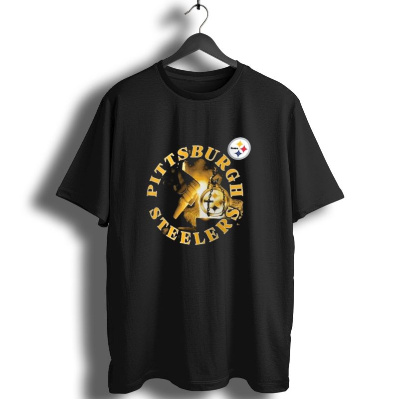 Pittsburgh Steelers Iconic Emblem Sporting Chance Tri Blend T Shirt 1 T Shirt 1