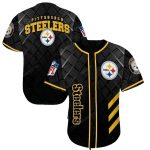 Pittsburgh Steelers Iron Black Baseball Jersey