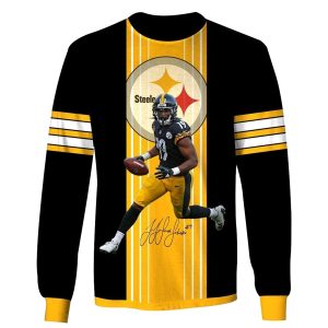 Pittsburgh Steelers Juju Smith Schuster No 19 AOP Sweatshirt