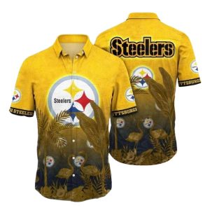 Pittsburgh Steelers Jungle Roar Team Spirit Hawaiian Shirt
