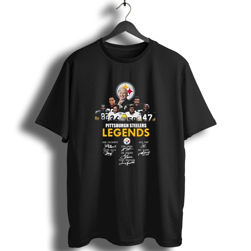 Pittsburgh Steelers Legends Signatures T Shirt 1 T Shirt 1