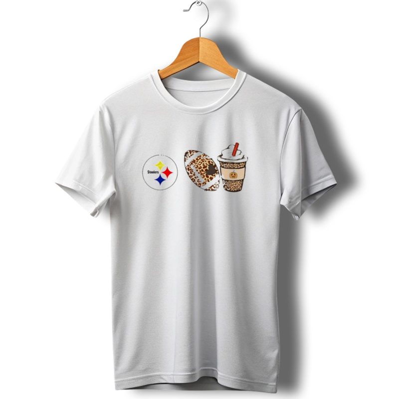 Pittsburgh Steelers Leopard Print Football Pumpkin Spice Fall Season T Shirt 1 T Shirt 1