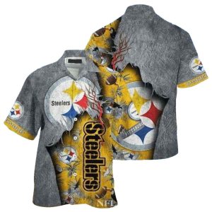 Pittsburgh Steelers Logo And Jesus Oceanic Treasure Hawaiian Shirt
