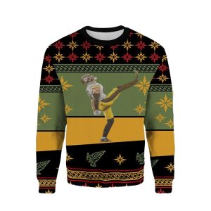 Pittsburgh Steelers Logo And Tj Watt Christmas Ugly Sweater