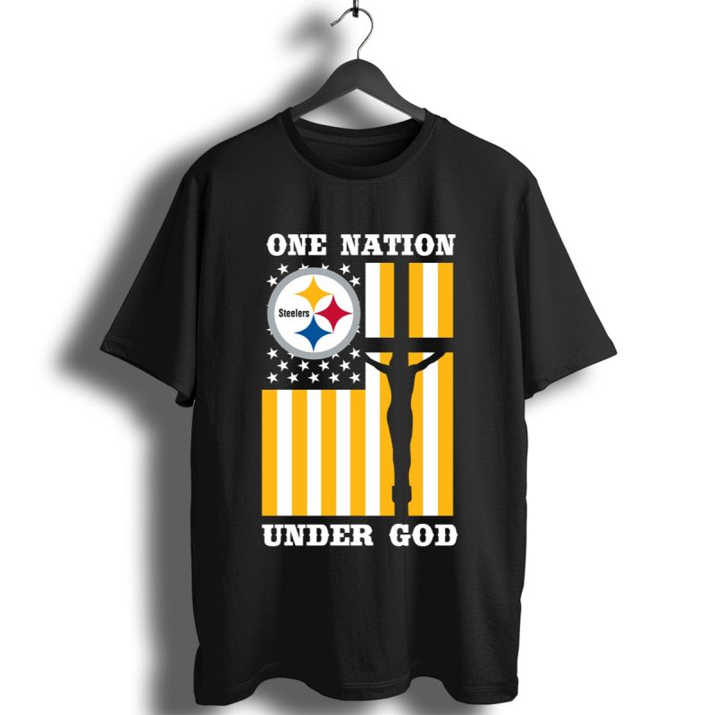 Pittsburgh Steelers Logo One Nation Under God Shirt T Shirt 1