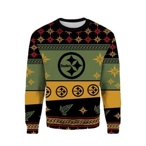 Pittsburgh Steelers Logo Retro Ugly Sweater