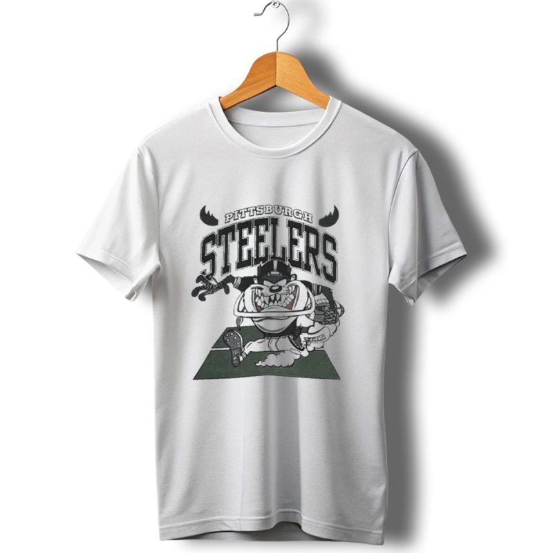 Pittsburgh Steelers Looney Tunes Taz 90S Nfl Football T Shirt 1 T Shirt 1