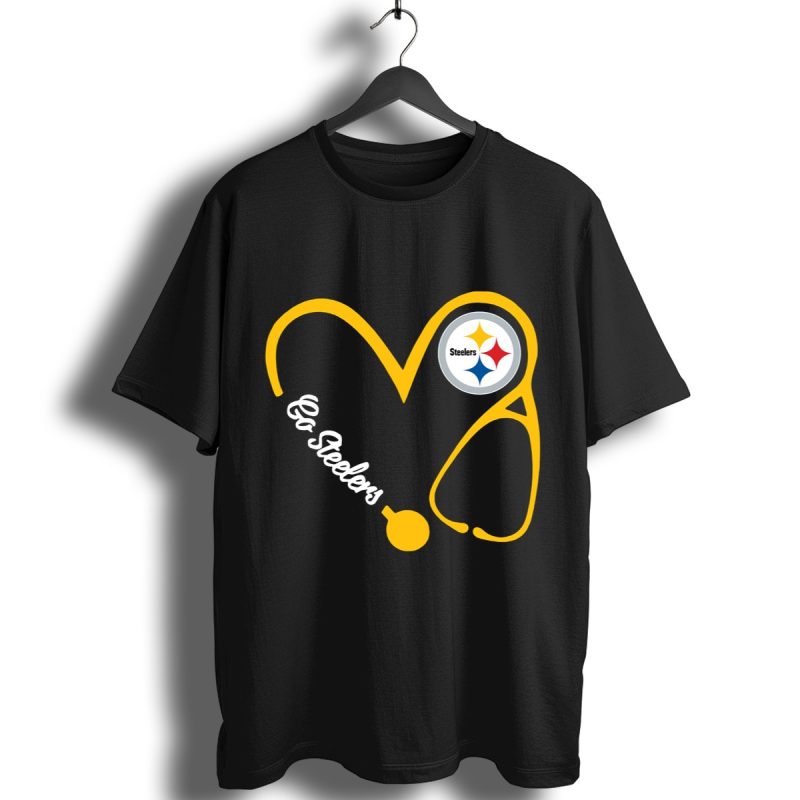 Pittsburgh Steelers Love Nurse Go Steelers Shirt T Shirt 1