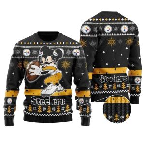 Pittsburgh Steelers Mickey Mouse Ugly Sweater