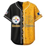 Pittsburgh Steelers Mix Pittsburgh Pirates Sporty New Design Baseball Jersey