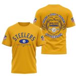 Pittsburgh Steelers National Thank A Police Officer Day AOP T-Shirt