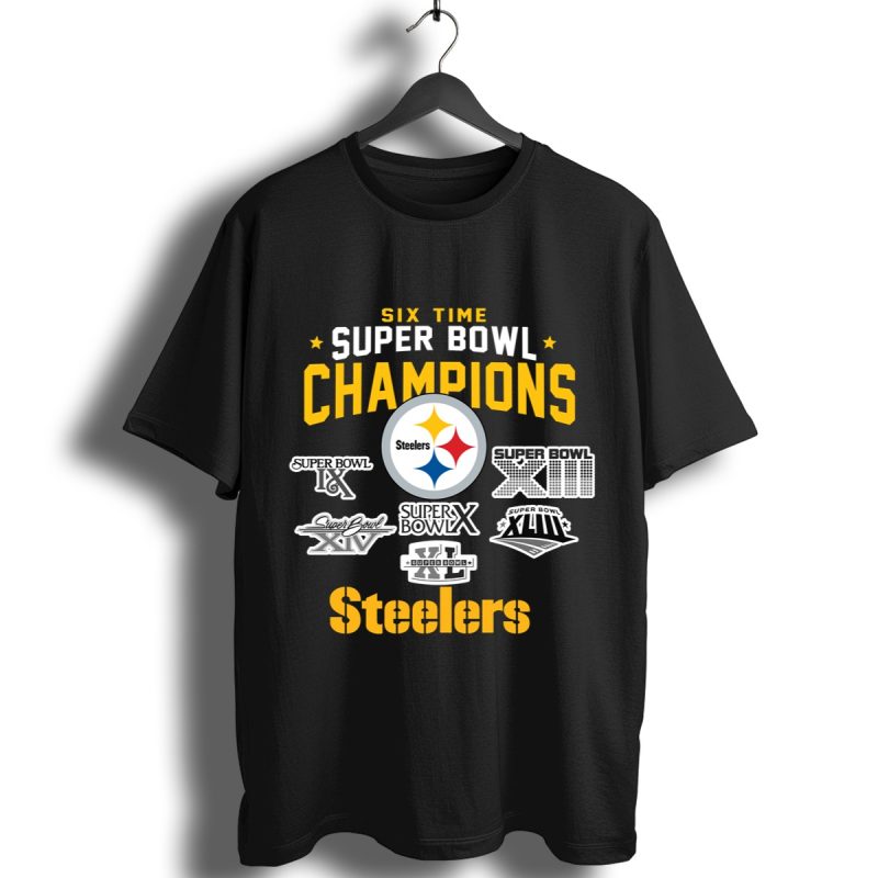 Pittsburgh Steelers Nfl Six Time Super Bowl Champions Shirt T Shirt 1