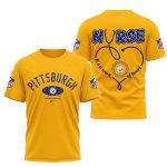 Pittsburgh Steelers Nurses Night Its A World Of Heart AOP T-Shirt