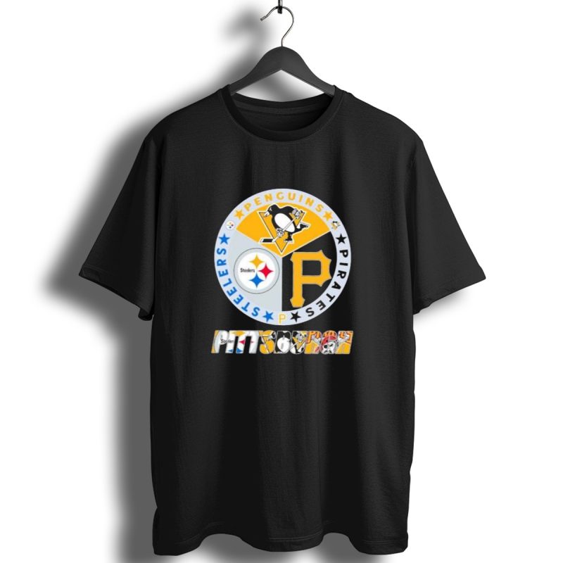 Pittsburgh Steelers Penguins Pirates Emblem T Shirt 1 T Shirt 1