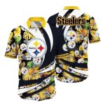 Pittsburgh Steelers Pineapple Blitz Tropical Hawaiian Shirt