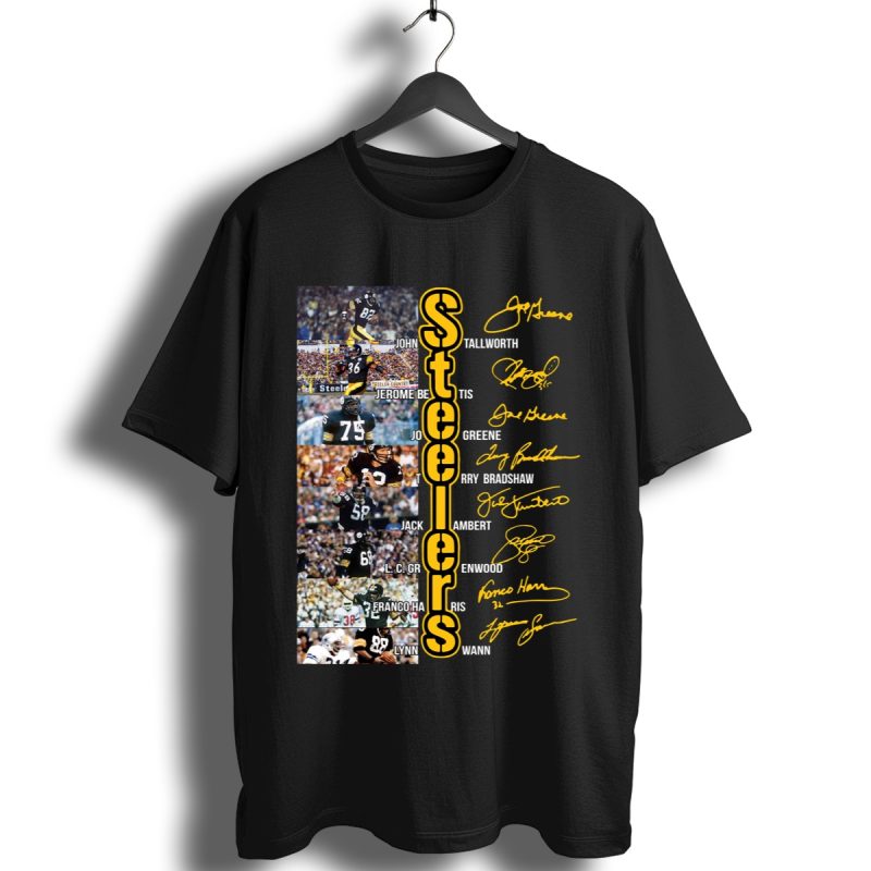 Pittsburgh Steelers Player Signatures Shirt T Shirt 1