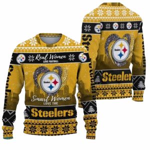 Pittsburgh Steelers Real Women Love Football Smart Women Love The Pittsburgh Ugly Sweater