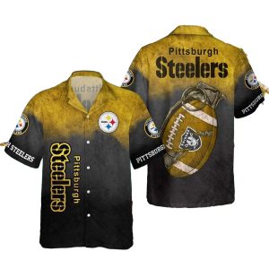 Pittsburgh Steelers Retro Ball Hawaiian Shirt