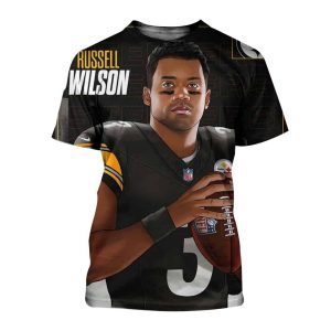 Pittsburgh Steelers Russell Wilson AOP T-Shirt
