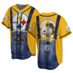 Pittsburgh Steelers Snoopy Cosplay Baseball Jersey