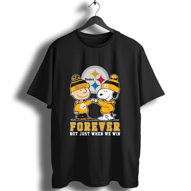 Pittsburgh Steelers Snoopy Forever Not Just When We Win Fan Fist Bump T Shirt 1 T Shirt 1