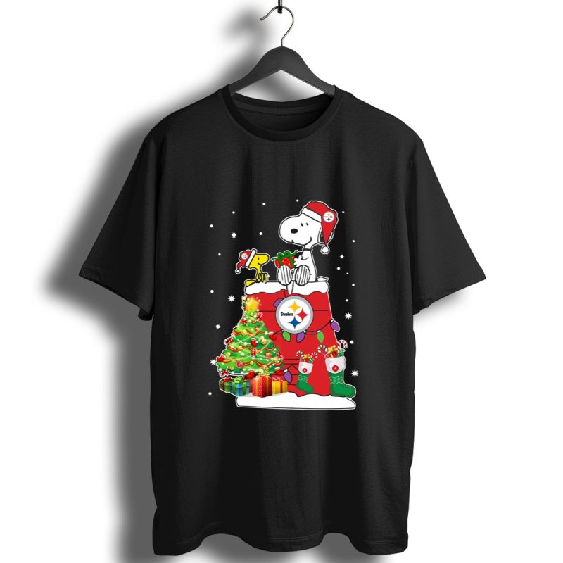 Pittsburgh Steelers Snoopy Woodstock Christmas Shirt T Shirt 1